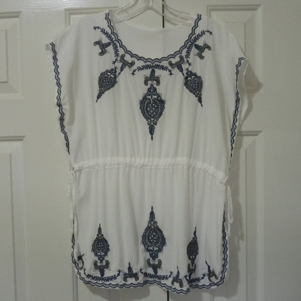 White Bohemian Blouse